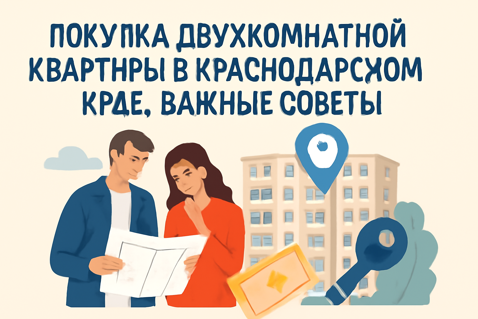 Покупка двухкомнатной квартиры в Краснодарском крае: важные советы