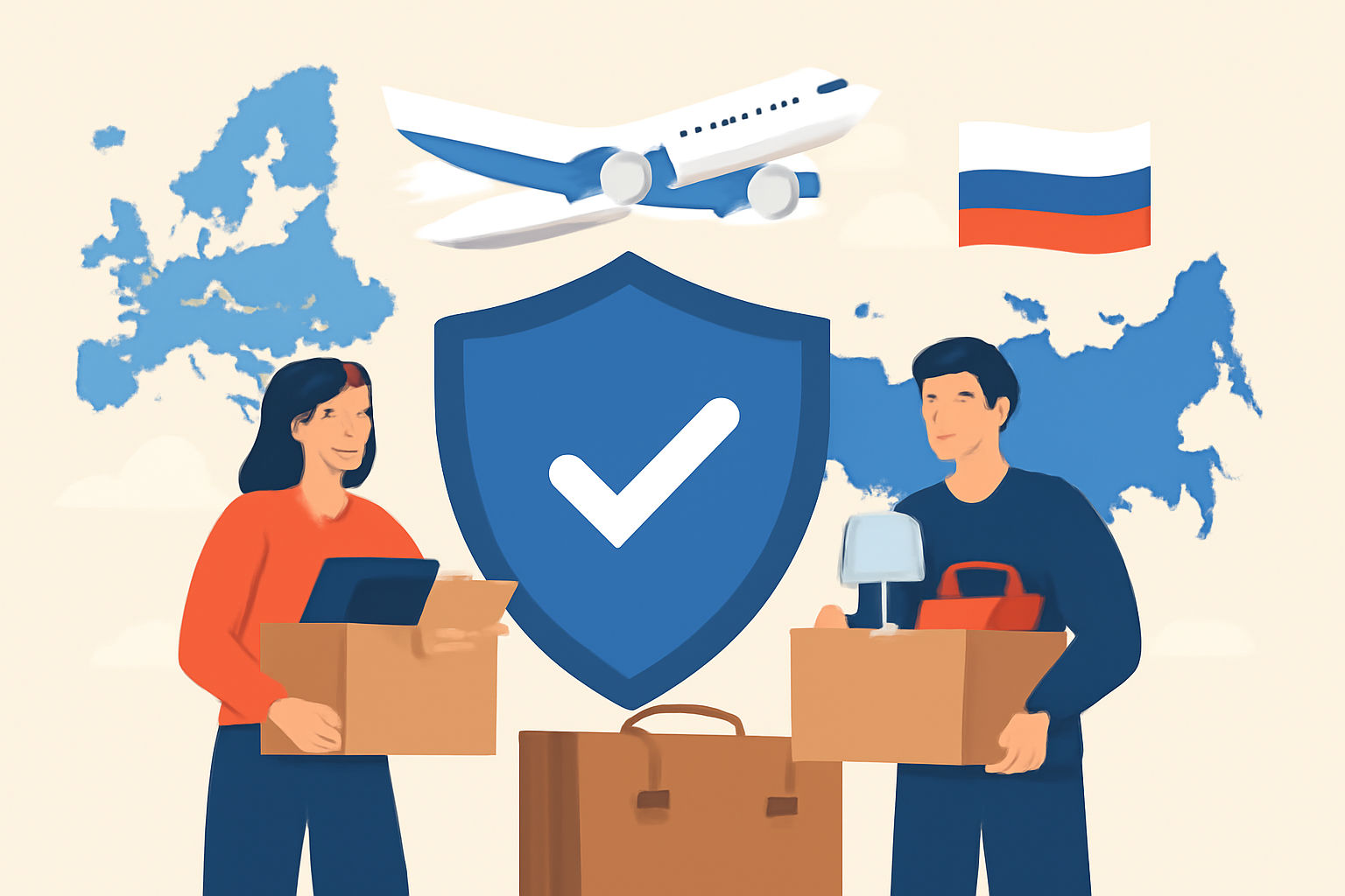 Страхование личных вещей при международной перевозке из Европы в Россию: как защитить имущество и избежать рисков